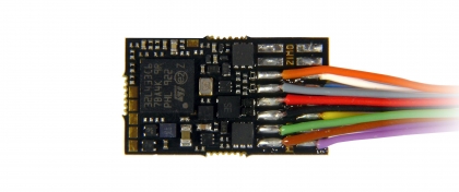 ZIMO MS480F, N-H0 sound-decoder, DCC/mfx/MM, NEM 651 (6-pin plug), 0,8A, 6 function outputs