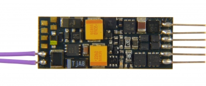ZIMO MX649N, N-H0 Sound-Decoder, NEM 651 (6-polig), 0,7A, 4 Funktionsausgänge