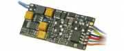ZIMO MX645F, H0 sound-decoder, NEM 651 (6-pin plug), 1,2A, 10 function outputs