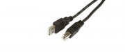 D&H USB_AB_1.80m, USB-2.0-Kabel A/B 1,8 m